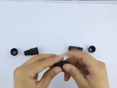 Небольшой размер соединители 10 Amp круговые пластиковые для СИД освещая собрание замка провода быстрое video