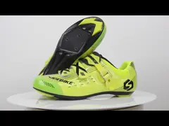 Ботинки велосипеда молодости стойкости нейлона ботинок дизайна ремня велкро задействуя Бреатабле video