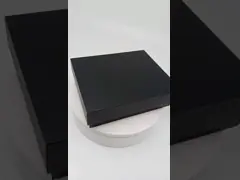 Розничные коробка дисплея ювелирных изделий кольца/случай с легковесом Эко крышки дружелюбным video