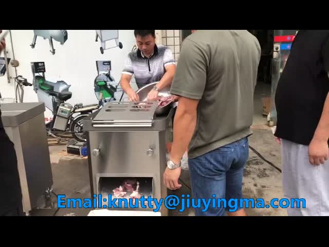 Слисер мяса высокой эффективности промышленный/электрический резец мяса свинины видео