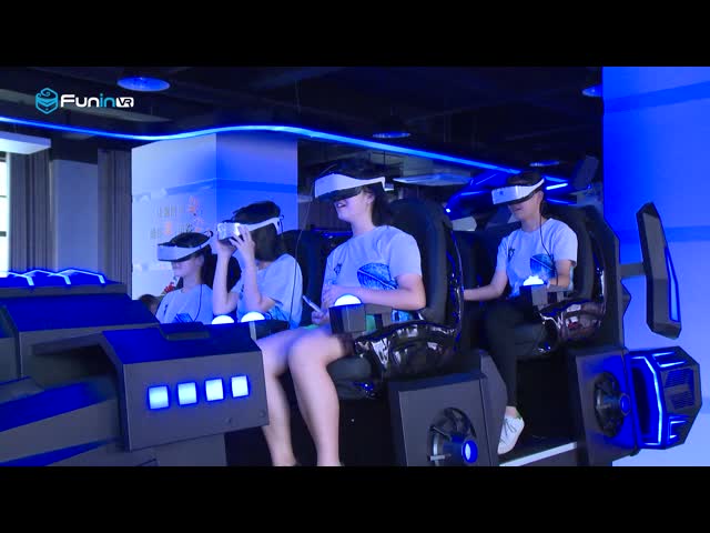 Темнота мест VR имитатора 6 vr номинальной нагрузки 600kg 9d повреждает имитатор 9D VR кино видео