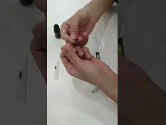 Линия правителя правитель отображения шарика сплава горизонтальная Марк располагая с строкой и хлопком video