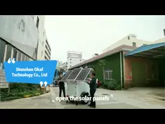 Рангоут 10ft- 20ft мобильной башни трейлеров наблюдения Sentry мобильной солнечной телескопичный video