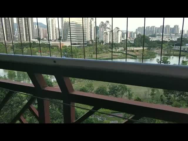 Нержавеющая сталь связывает проволокой гриль решения безопасности невидимый для дверей и Windows видео