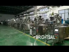 Мини пластиковая заполняя мука фасоли гайки сахара машины упаковки упаковывая легкую деятельность video