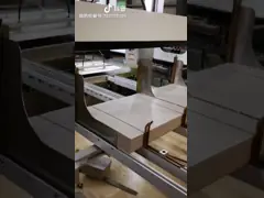 Многофункциональная автоматическая бумажная коробка делая машину в случаи подарка video