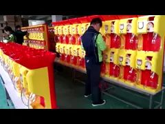 ABS машины распределителя капсулы/коммерчески машины Gumball ударопрочный video