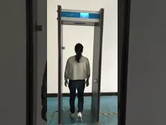 Тест температуры пропуска большого металлоискателя дверной рамы двери с защитной сеткой быстрый 12 месяца гарантии video