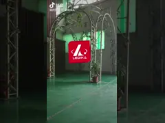 Творческие алюминиевые квадратные пентаграмма ферменной конструкции освещения этапа/форма сердца для Веддинг video