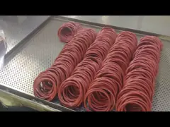 Колцеобразные уплотнения AS568 BS1516 теплостойкие FKM для авиационных двигателей video