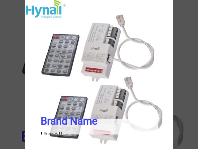 Микроволновой датчик движения переключатель Push-Dim Микроволновый датчик движения Trailing Edge Dimmable 220-240V белый датчик IP20 видео