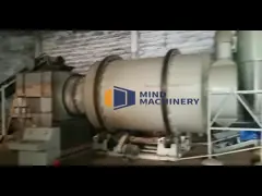 Horizontal Sand Dryer Machine Electric Rotary Dryer For Industry Mineral Coal Slime