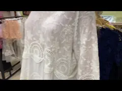 сетка африканца 3КМ вышила Бридал отделке шнурка/шнурка свадьбы нейлона или полиэстера video