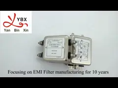 Стандартный шумовой фильтр мощьности импульса ISO9001, одиночный пассивный фильтр EMI AC RFI двухступенный для третбана, оборудования фитнеса video