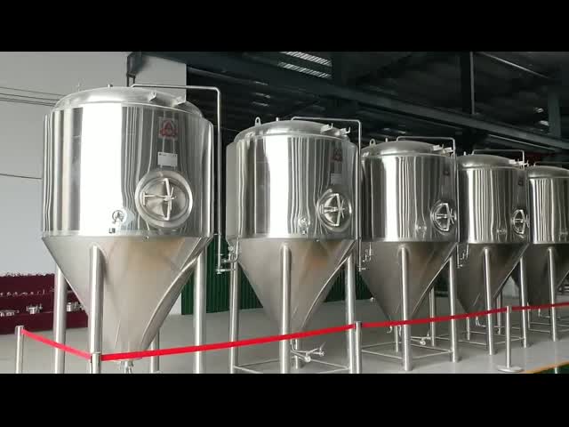 1000L Stainless Steel 304 Beer Fermentation Equipment Turnkey Project For Brewery System Conical Fermentation Tank