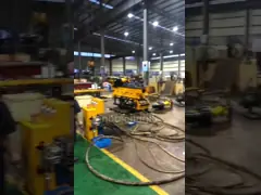 1600мм хода снаряжение пустотелого сверла полностью гидравлическое подземное для минерального исследования video