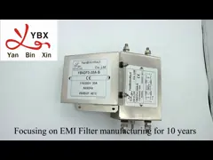 Трехступенчатый улучшенный фильтр электромагнитных помех Фильтр помех от сети переменного тока Фильтр нижних частот с высоким ослаблением video