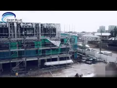 Профессиональный Prefab стальной дом Подземный толчок-защитный со светлой структурой стали датчика video