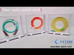 Duplex 3.0mm SC/UPC to LC/UPC hybrid fiber optic patch cord Orange