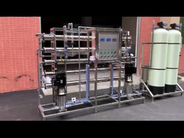 Ултрапуре система 1Т водоочистки Ро Эди очистки воды Электродеионизатион видео
