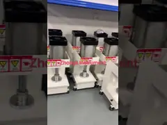 Машина испытания образца гантели резиновая, пневматический автомат для резки образца 1Т/5Т video