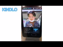 Не контакт прибор обнаружения термометра распознавания лиц AI андроида 8 дюймов ультракрасный video