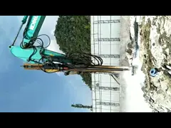 Буровая установка утеса приложения 51мм карьера каменная гидравлическая video