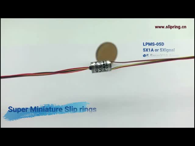 Миниатюрный скользящий кольцо IP54 Интегрированная конструкция видео