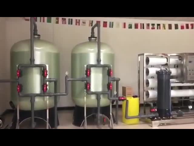 6000ЛПХ Бракиш очиститель воды РО системы водообеспечения 10000ППМ ТДС соленый видео