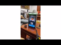 Внеконтактное ультракрасное хранение распознавания лиц EMMC 8G термометра video