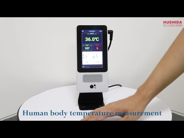 Temperature Measurement TF Card 13.5W Face Recognition Thermometer