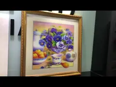 печатание фото животных влияния 5Д линзовидное, рамка МДФ животной печати лошади линзовидная video