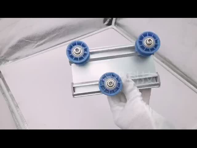 Female Aluminum Alloy Connector AL-89 Three Roller Slider For Production Line video