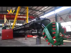 Земснаряд всасывания песка с ножевыми головками которые можно заменить в любое время, оборудованными с известными двигателями бренда video