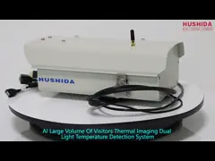 Измерение температуры тела термального Имагер камеры свободного сигнала тревоги в реальном времени программного обеспечения облака термальное video