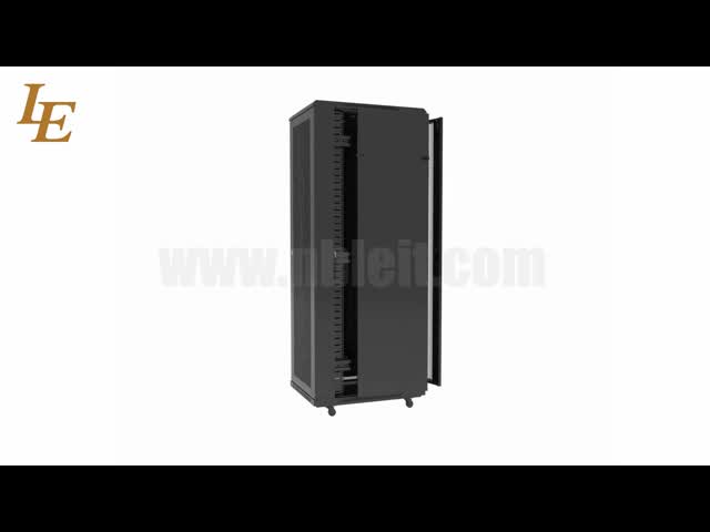 Справьтесь стоящая загрузка предохранения от 800кг дюйма 42У ИП20 шкафа 19 шкафа сервера статическая видео