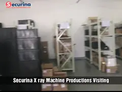 Машины багажа x Рэй аэропорта машины безопасностью x Рэй изображения сканирования цвета video