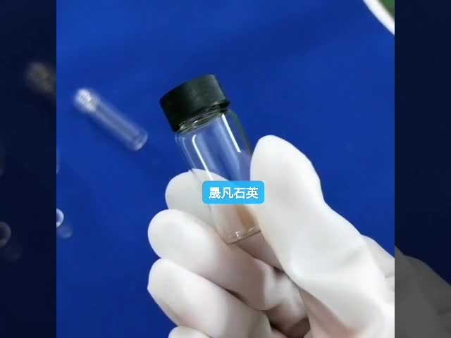 Fabrica de tubos de ensaio de laboratório de quartzo resistentes à corrosão personalizados