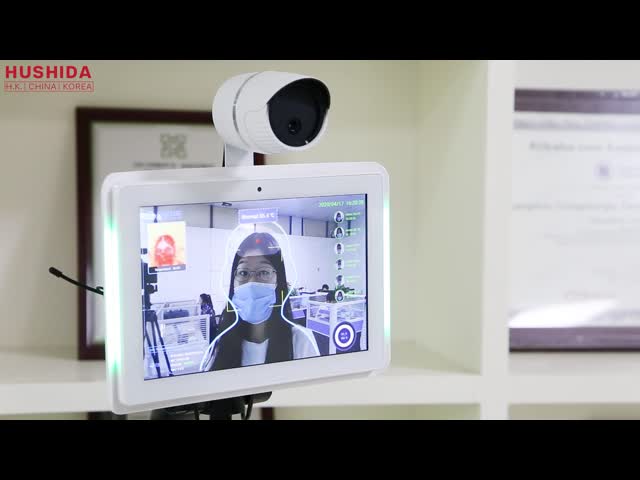 10.1inch face recognition device camera infrared thermometer camera