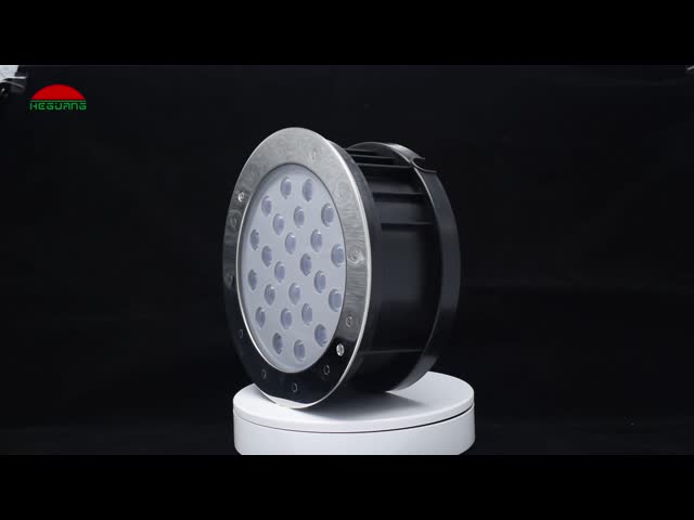 RGB под водой привел фары, 24W 24V привел освещение SS316L пятна регулирует свет бассейна угла видео