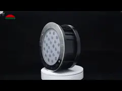 RGB под водой привел фары, 24W 24V привел освещение SS316L пятна регулирует свет бассейна угла video