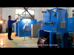 Промышленный большой провод образовывая машину для обнаженных медных проволок, залуживанных проводов video