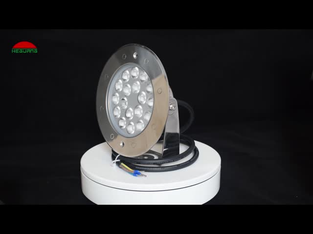 Теплые белые подводные фары СИД, 24V IP68 под водой привели света 9W рыбной ловли видео