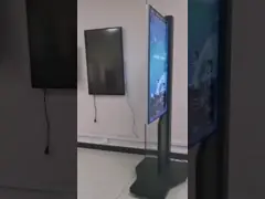 Двойник часов RTC встал на сторону касание 55in Signage цифров взаимодействующее video