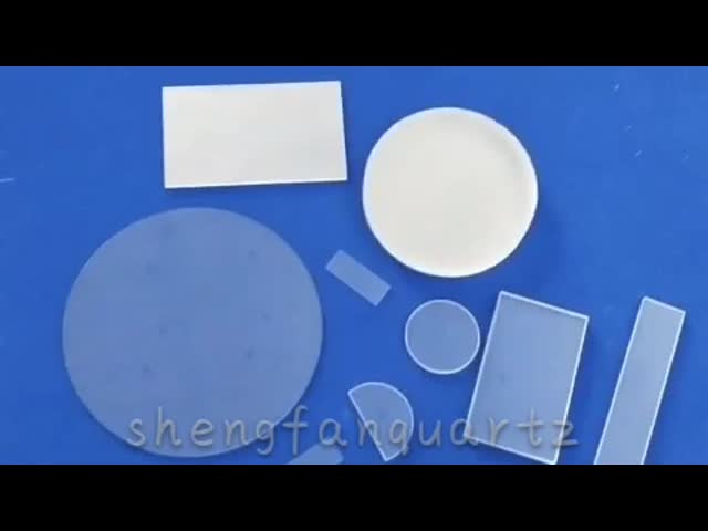 Высокая пропускаемость 92 до прозрачная УЛЬТРАФИОЛЕТОВАЯ стеклянная пластинка кварца 99,5% для оптических инструментов видео