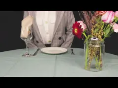 Складное печатание передачи тепла салфеток обедающего хлопка полностью бортовое красочное с кольцеванием края video