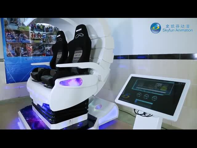 Синь Скыфун 360 градусов поворачивая стул стручков игрового автомата ВР Годзилла ВР видео