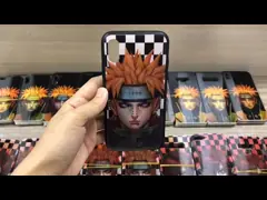 случай сотового телефона перехода тройки 3D линзовидный с крышкой аниме DBZ video