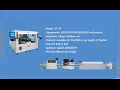 лампа приведенная делая машину из 68 голов полноавтоматический привела гибкие выбор прокладки SMT и машину места video