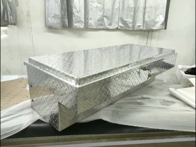 Сваренные резцовые коробки стороны тележки шкафа хранения алюминиевые Локабле для безопасности видео